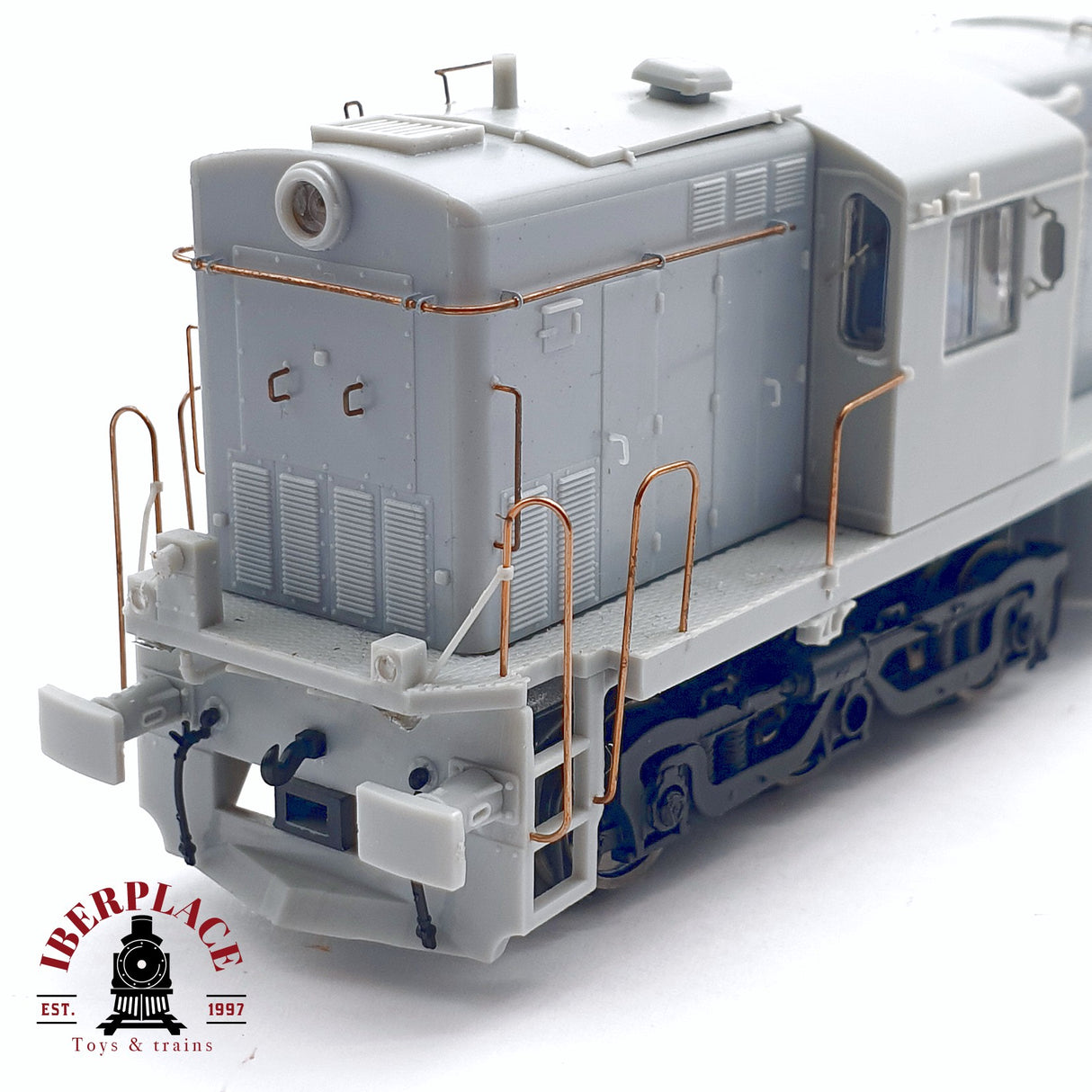 🆕 Mabar - 81315 Locomotora diesel Alco 1300 RENFE SIN PINTAR Modelo DC nueva con caja H0 escala 1:87