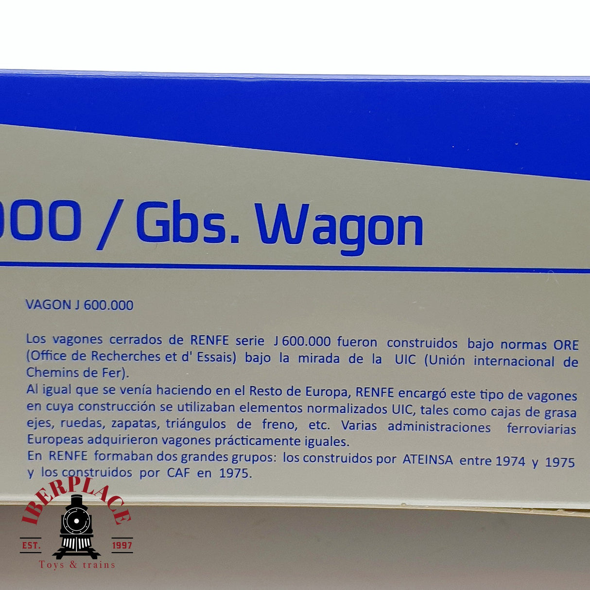 🆕 Mabar - 81800 Vagón limpiavías RENFE 600187 analógico DC Nuevo con caja H0 escala 1:87