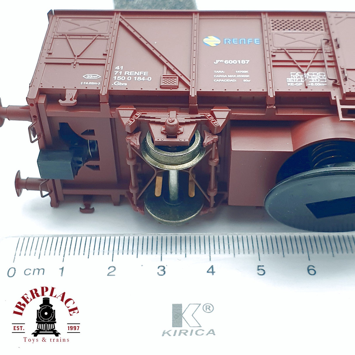 🆕 Mabar - 81800 Vagón limpiavías RENFE 600187 analógico DC Nuevo con caja H0 escala 1:87