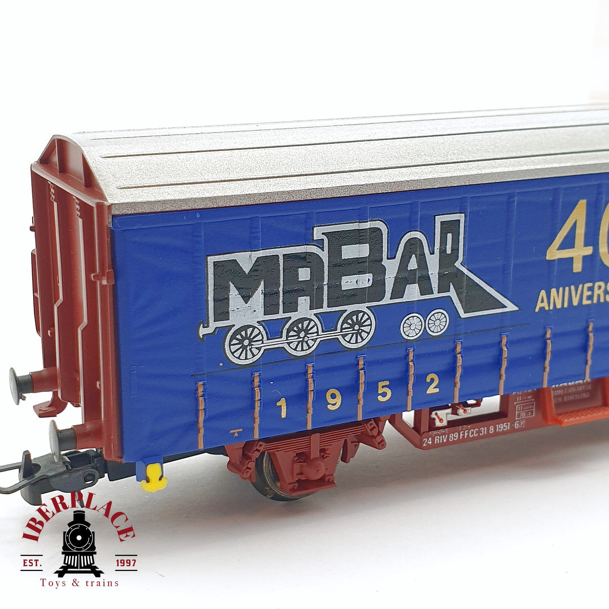 🆕 Electrotren - DC Vagón conmemorativo Mabar 40 aniversario 255 de 500 unidades H0 escala 1:87