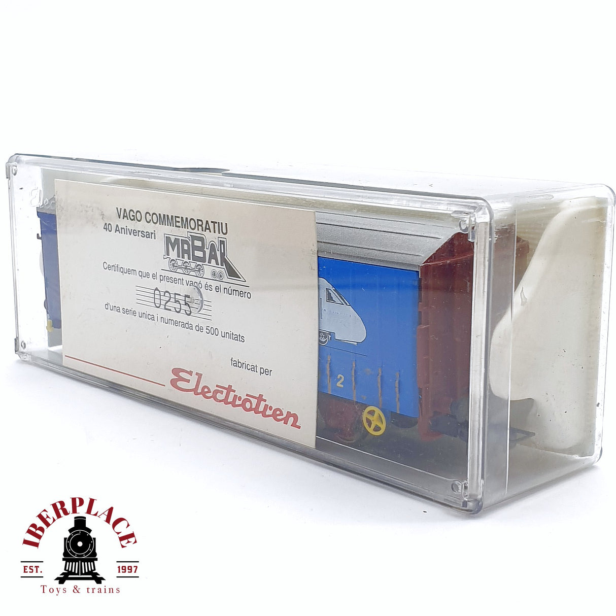 🆕 Electrotren - DC Vagón conmemorativo Mabar 40 aniversario 255 de 500 unidades H0 escala 1:87