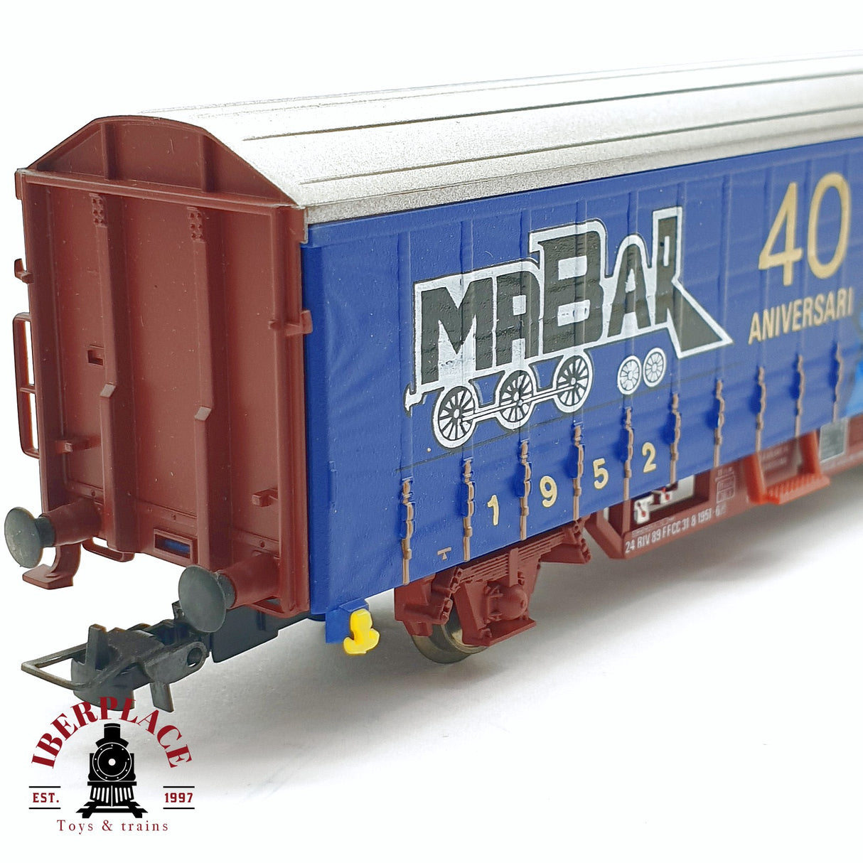 🆕 Electrotren - DC Vagón conmemorativo Mabar 40 aniversario 452 de 500 unidades H0 escala 1:87