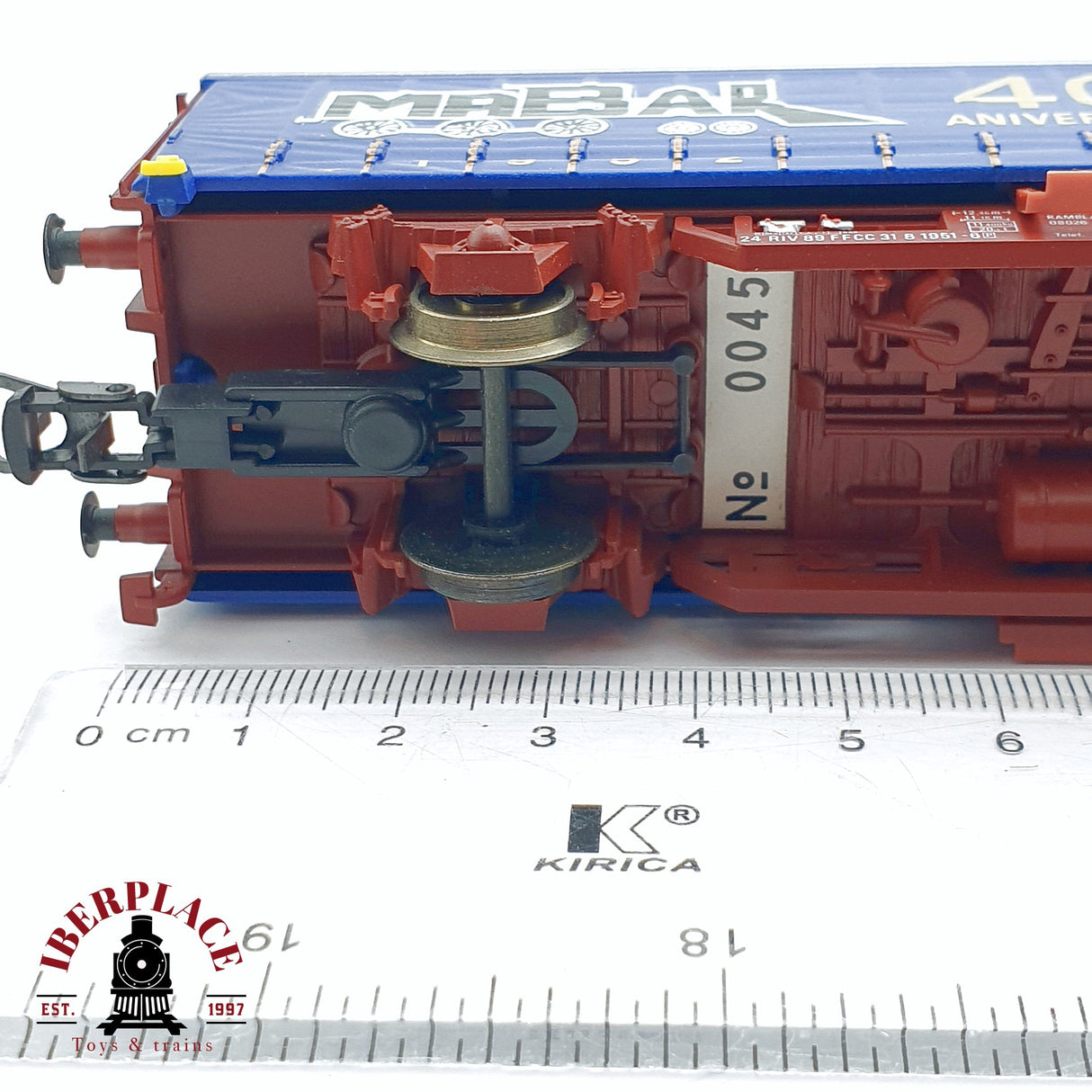 🆕 Electrotren - DC Vagón conmemorativo Mabar 40 aniversario 452 de 500 unidades H0 escala 1:87