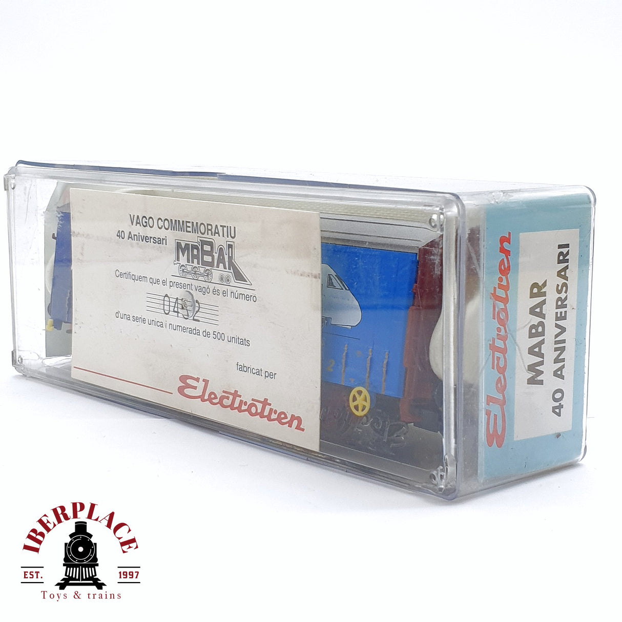 🆕 Electrotren - DC Vagón conmemorativo Mabar 40 aniversario 452 de 500 unidades H0 escala 1:87