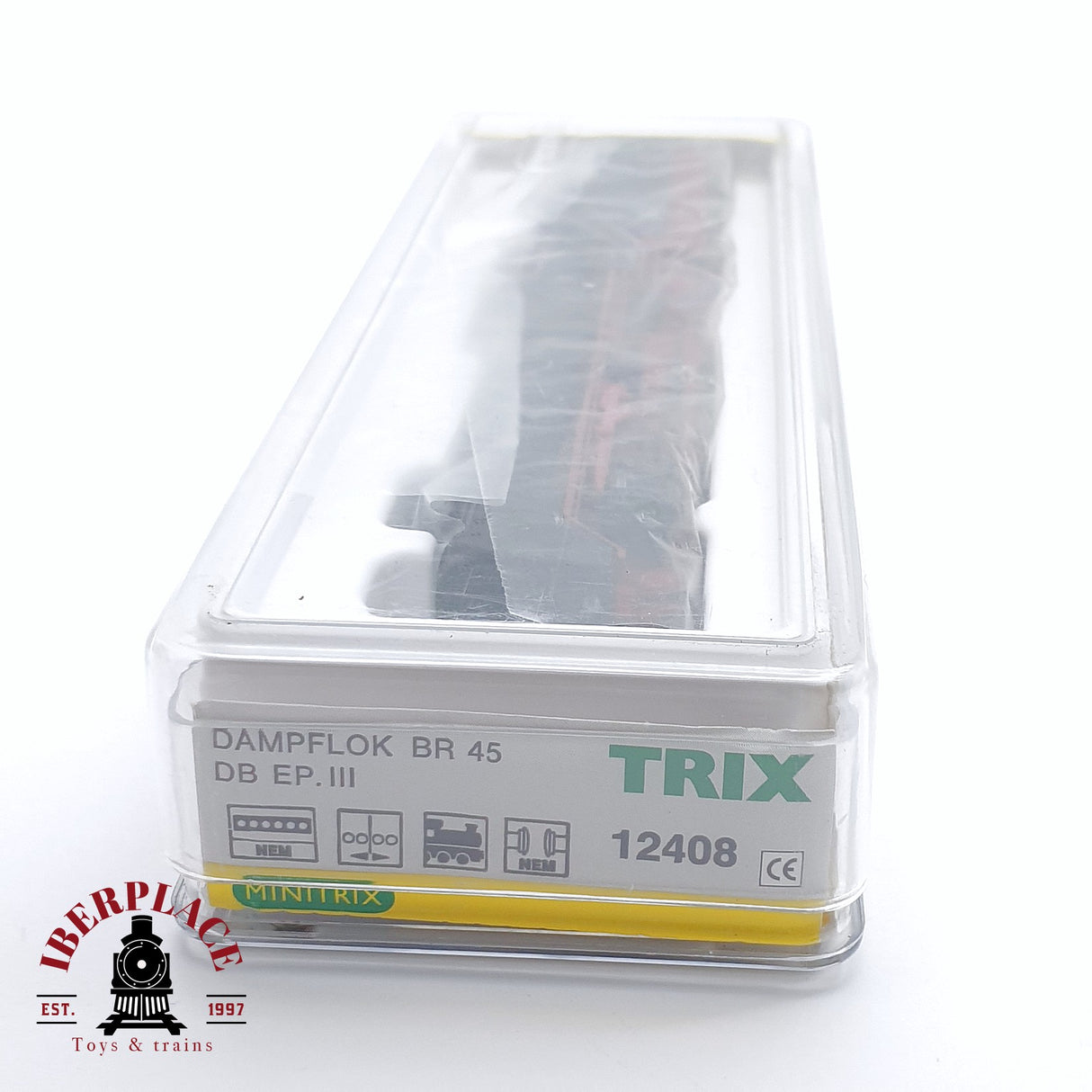 ♻️ 2da mano - Minitrix 12408 Locomotora de vapor BR 45 020 DB N escala 1:160