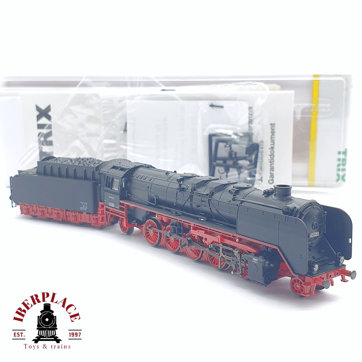 ♻️ 2da mano - Minitrix 12408 Locomotora de vapor BR 45 020 DB N escala 1:160