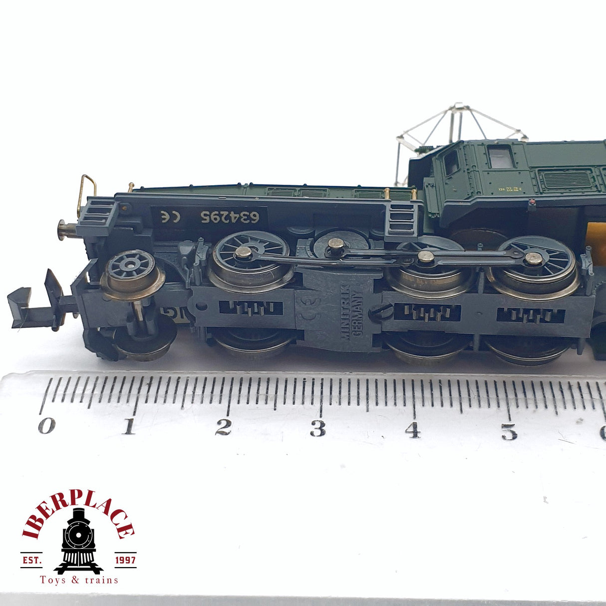 ♻️ 2da mano - Minitrix 12798 Digital Locomotora eléctrica cocodrilo 13313 Época III SBB N escala 1:160