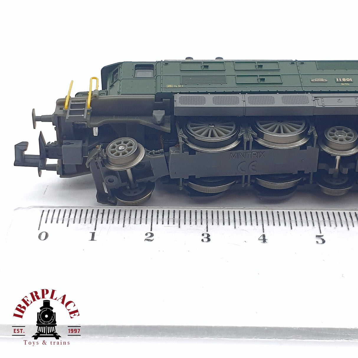 ♻️ 2da mano - Minitrix 12426 Locomotora eléctrica 11801 Clase Ae 8/14 N escala 1:160