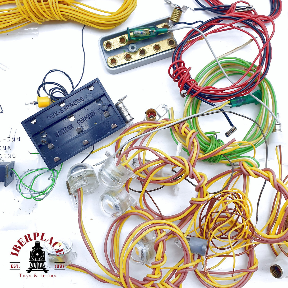 ♻️ 2da mano - Brawa Faller bombillas, cables panel de distribución H0 escala 1:87