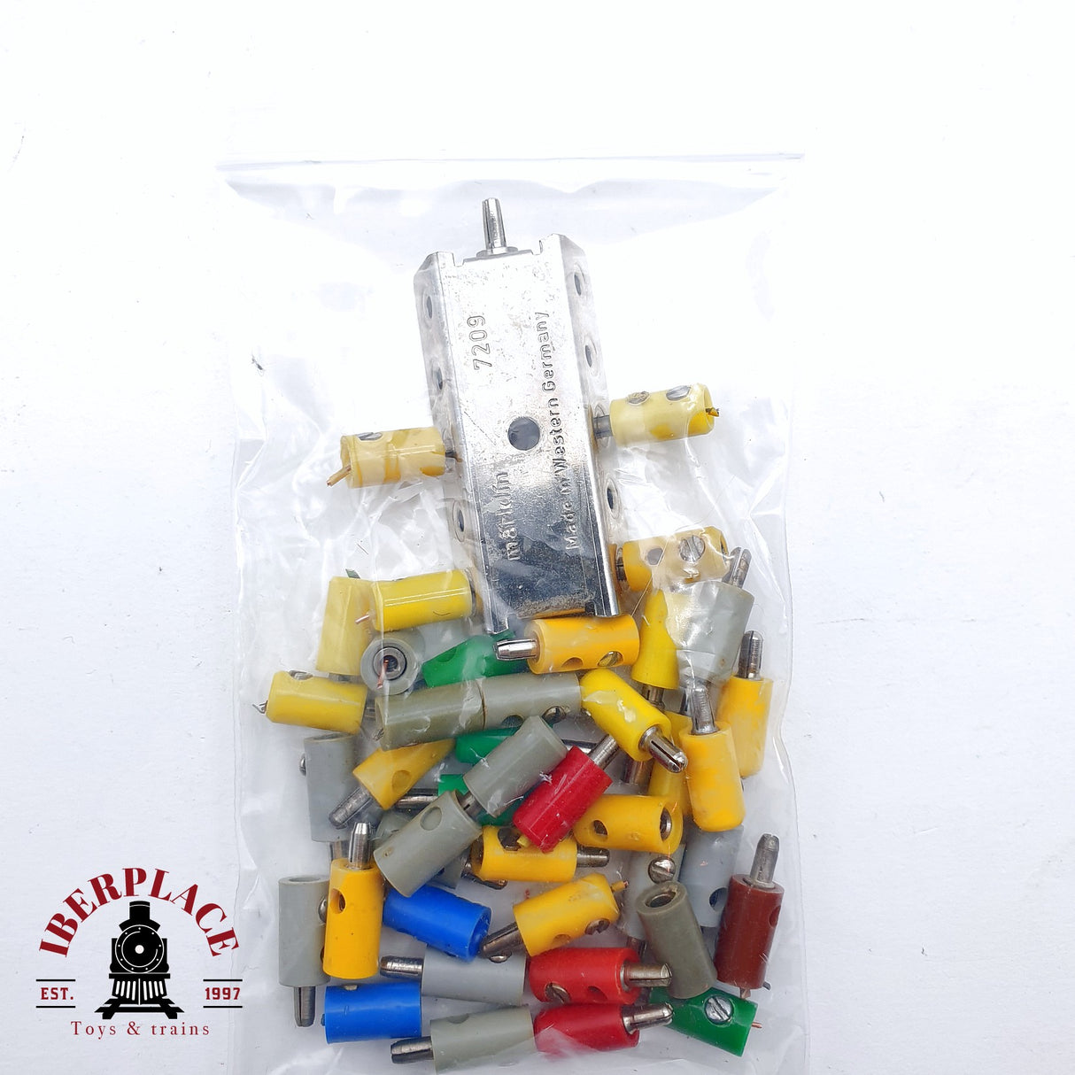 ♻️ 2da mano - Lote Märklin Stecker Muffen clavijas macho hembra Placa distribución H0 escala 1:87