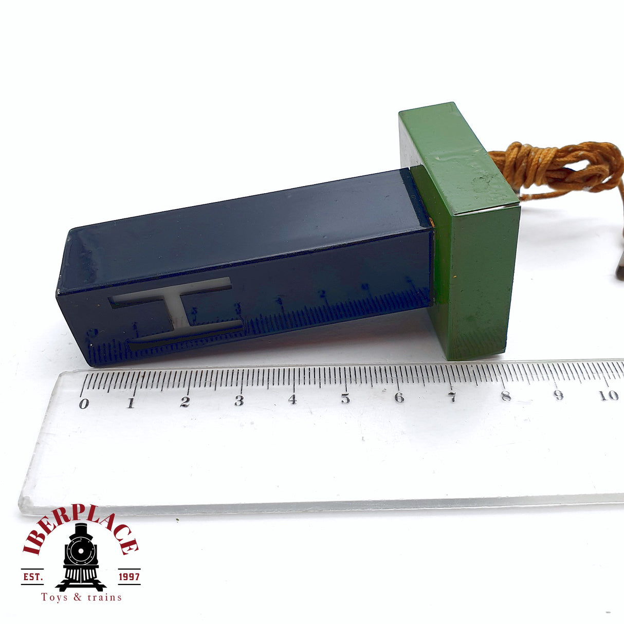 ♻️ 2da mano - Märklin Vintage Señales Poste de parada H en metal H0 escala 1:87