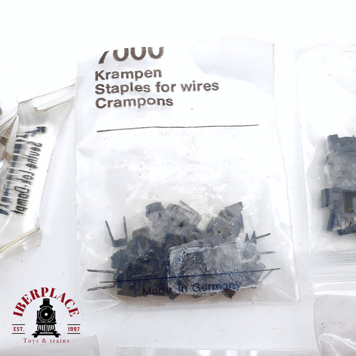 ♻️ 2da mano - Märklin 70007194 7299 lote patines para vagones, clavos, liquido para humo locomotoras H0 escala 1:87