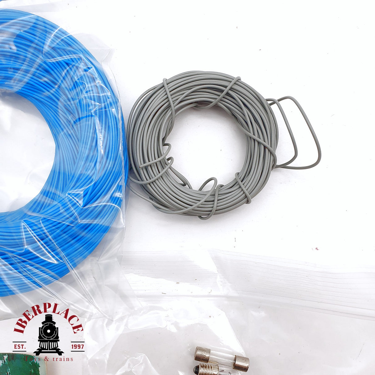 ♻️ 2da mano - Brawa Faller Noch bombillas, cables figuras H0 escala 1:87