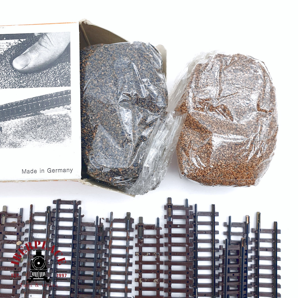 ♻️ 2da mano - 24x Arnold 1930 1010 1121 vías rectas balasto para vías N escala 1:160