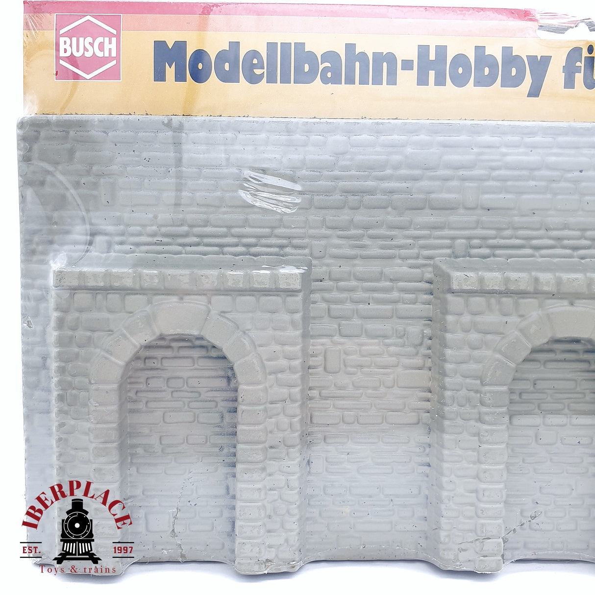 ♻️ 2da mano - Busch 7032 Muro de contención 33.5x14cm H0 escala 1:87