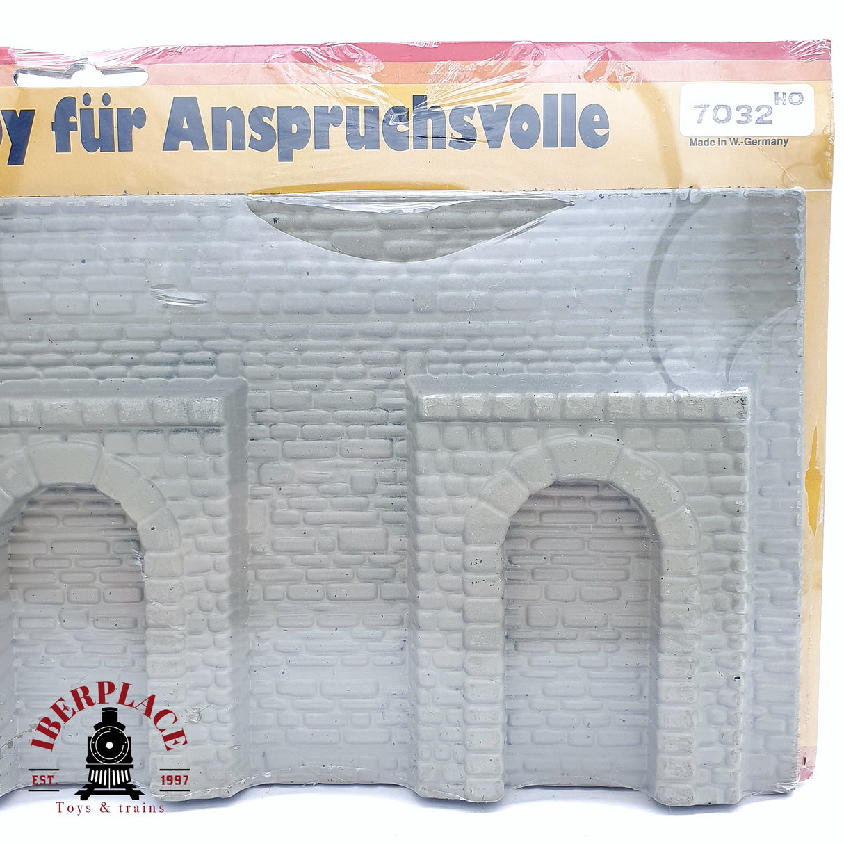 ♻️ 2da mano - Busch 7032 Muro de contención 33.5x14cm H0 escala 1:87