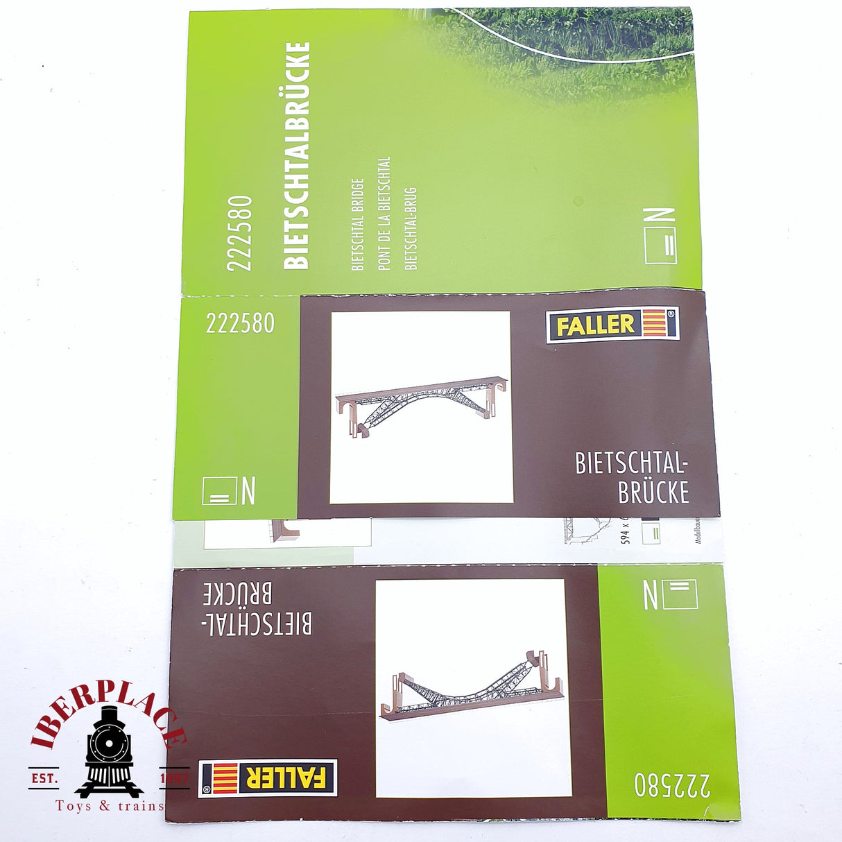 ♻️ 2da mano - Faller 222580 piezas de repuesto para Puente del valle de Bietschtal N escala 1:160