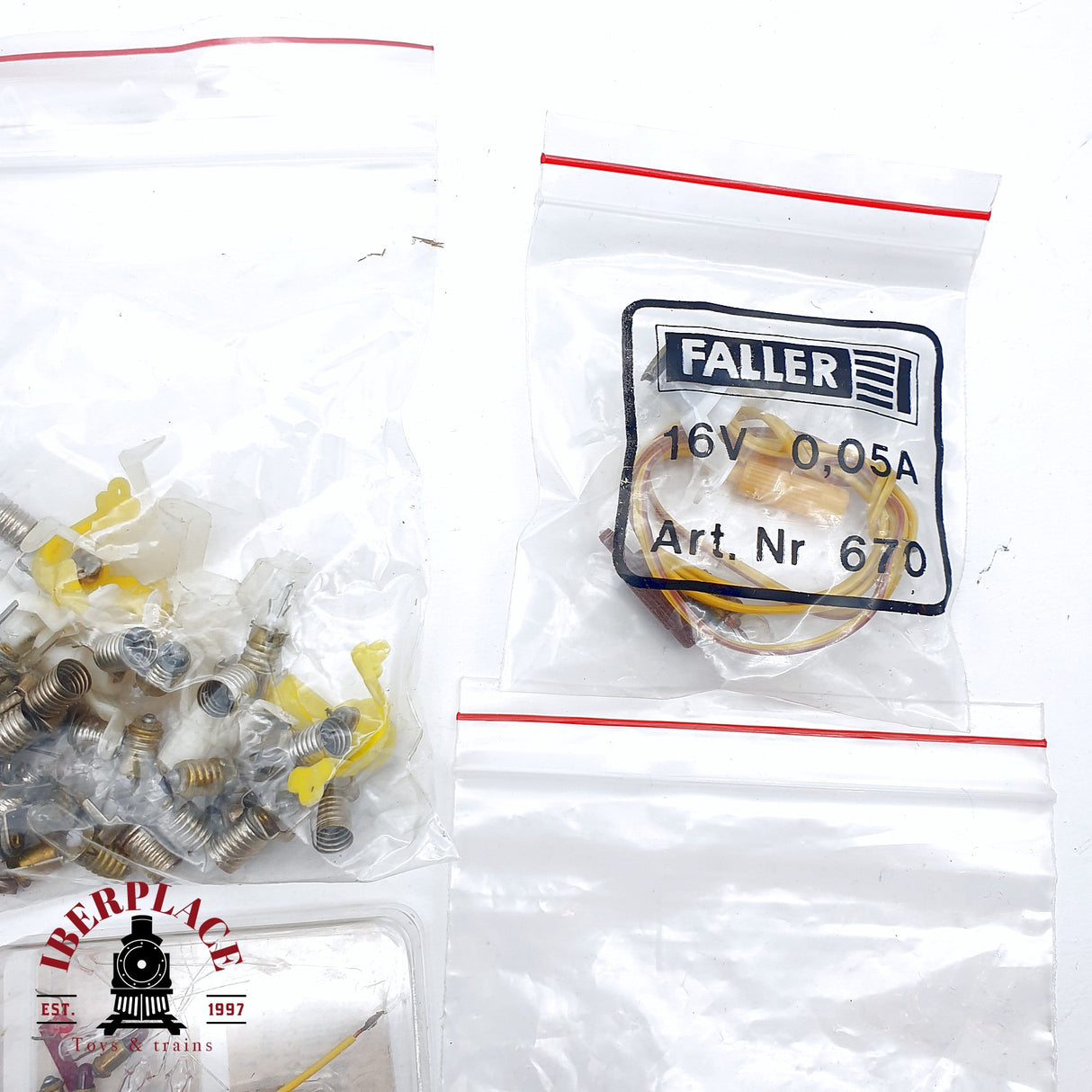 ♻️ 2da mano - Brawa Faller bombillas, cables panel de distribución H0 escala 1:87