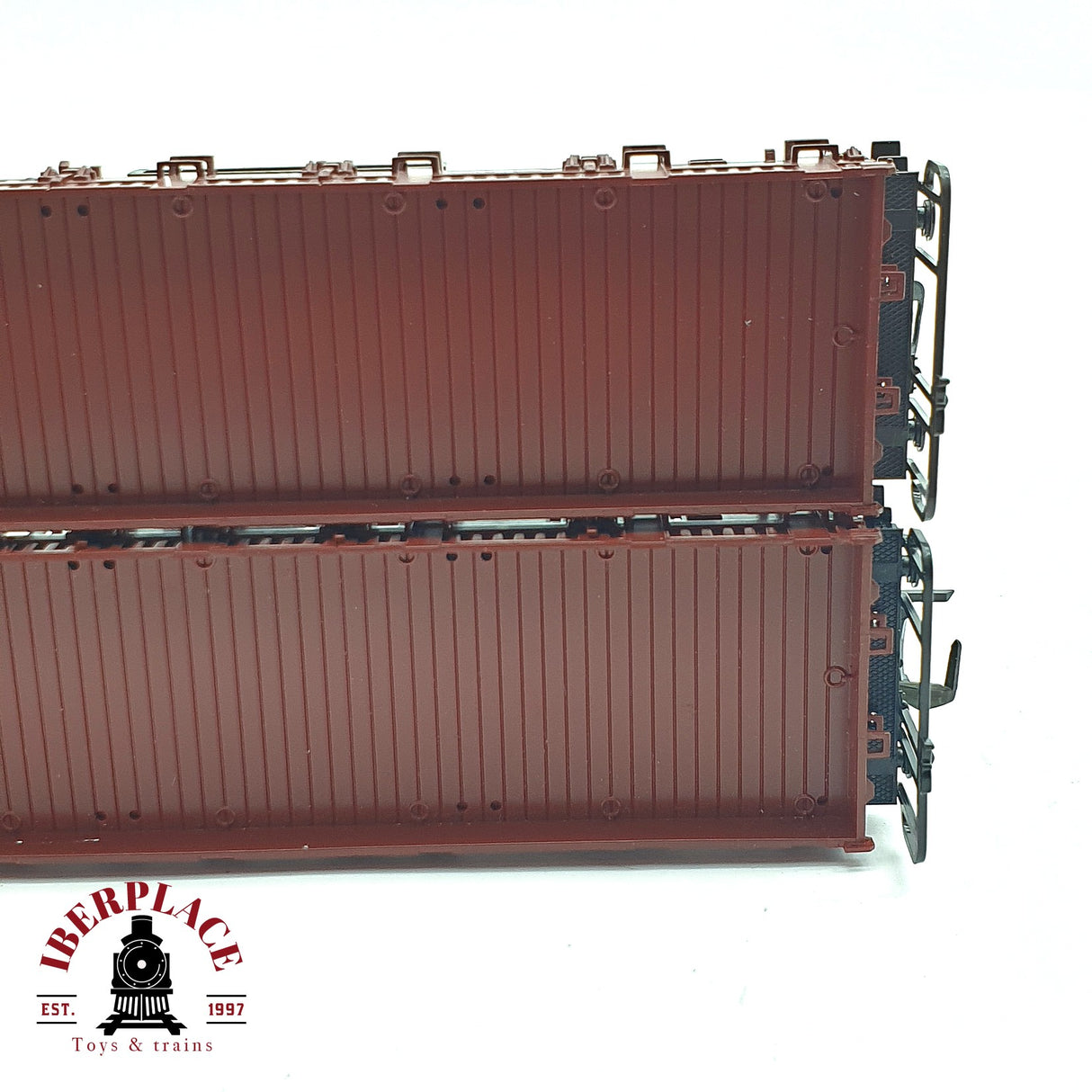 ♻️ 2da mano - Märklin 2x 4694 vagones telero DB H0 escala 1:87 EH010