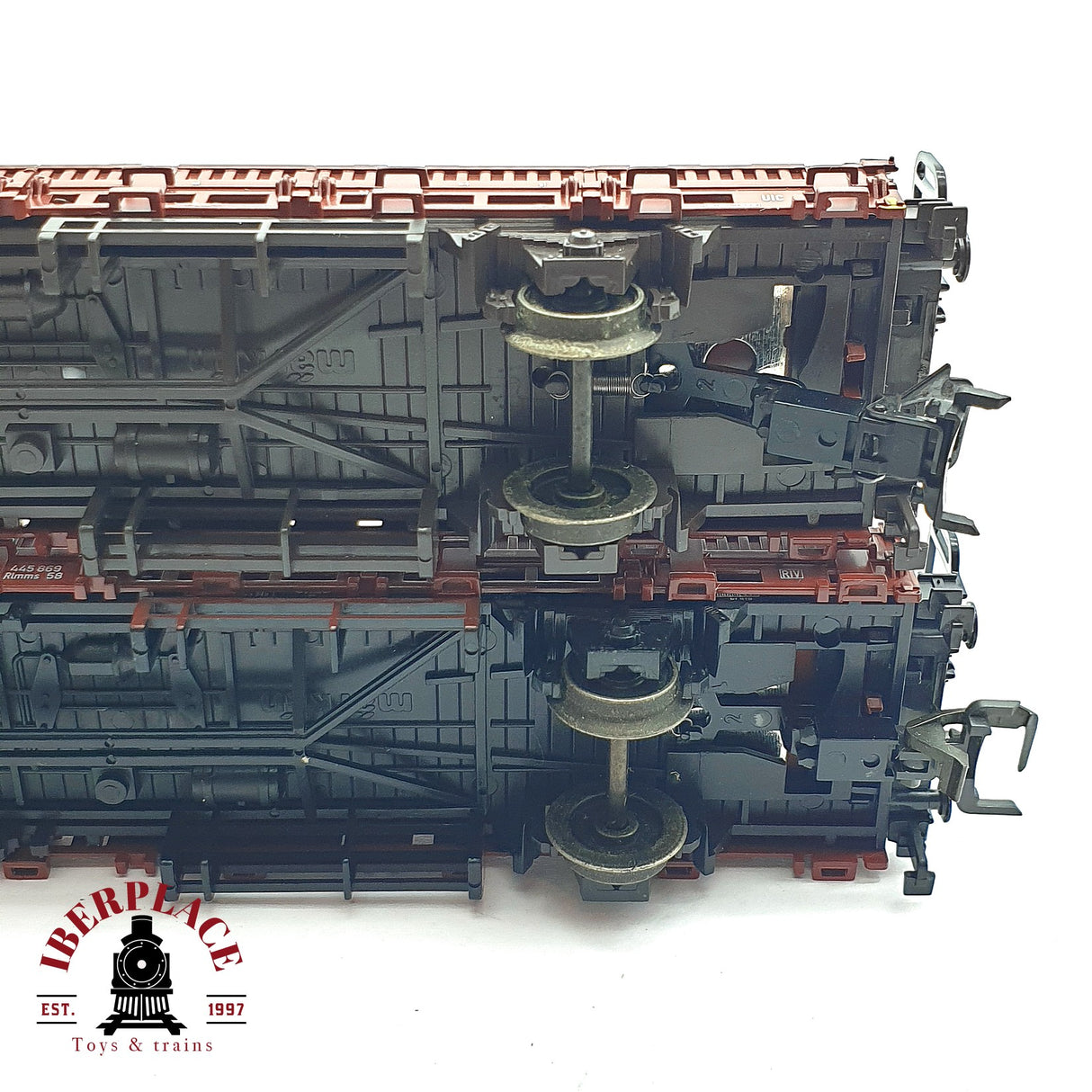 ♻️ 2da mano - Märklin 2x 4694 vagones telero DB H0 escala 1:87 EH010