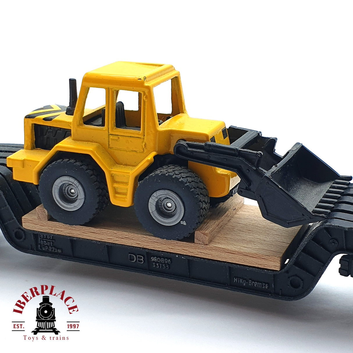 ♻️ 2da mano - Märklin vagón plataforma de cargas pesadas DB H0 escala 1:87 EH010