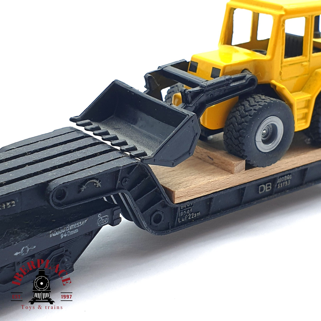 ♻️ 2da mano - Märklin vagón plataforma de cargas pesadas DB H0 escala 1:87 EH010