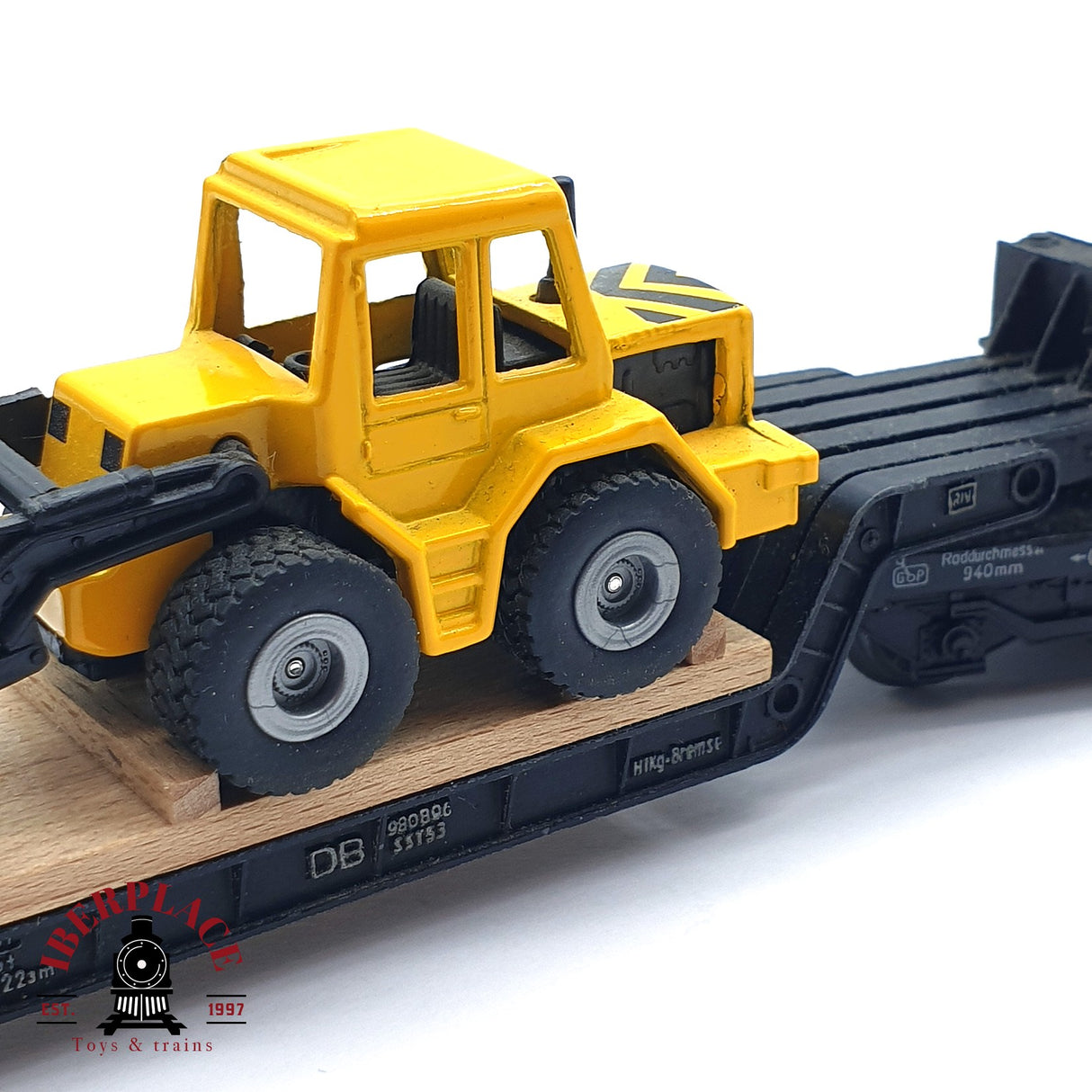 ♻️ 2da mano - Märklin vagón plataforma de cargas pesadas DB H0 escala 1:87 EH010