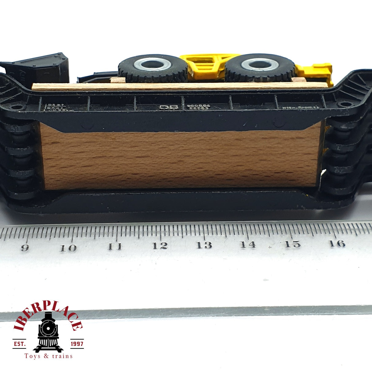 ♻️ 2da mano - Märklin vagón plataforma de cargas pesadas DB H0 escala 1:87 EH010