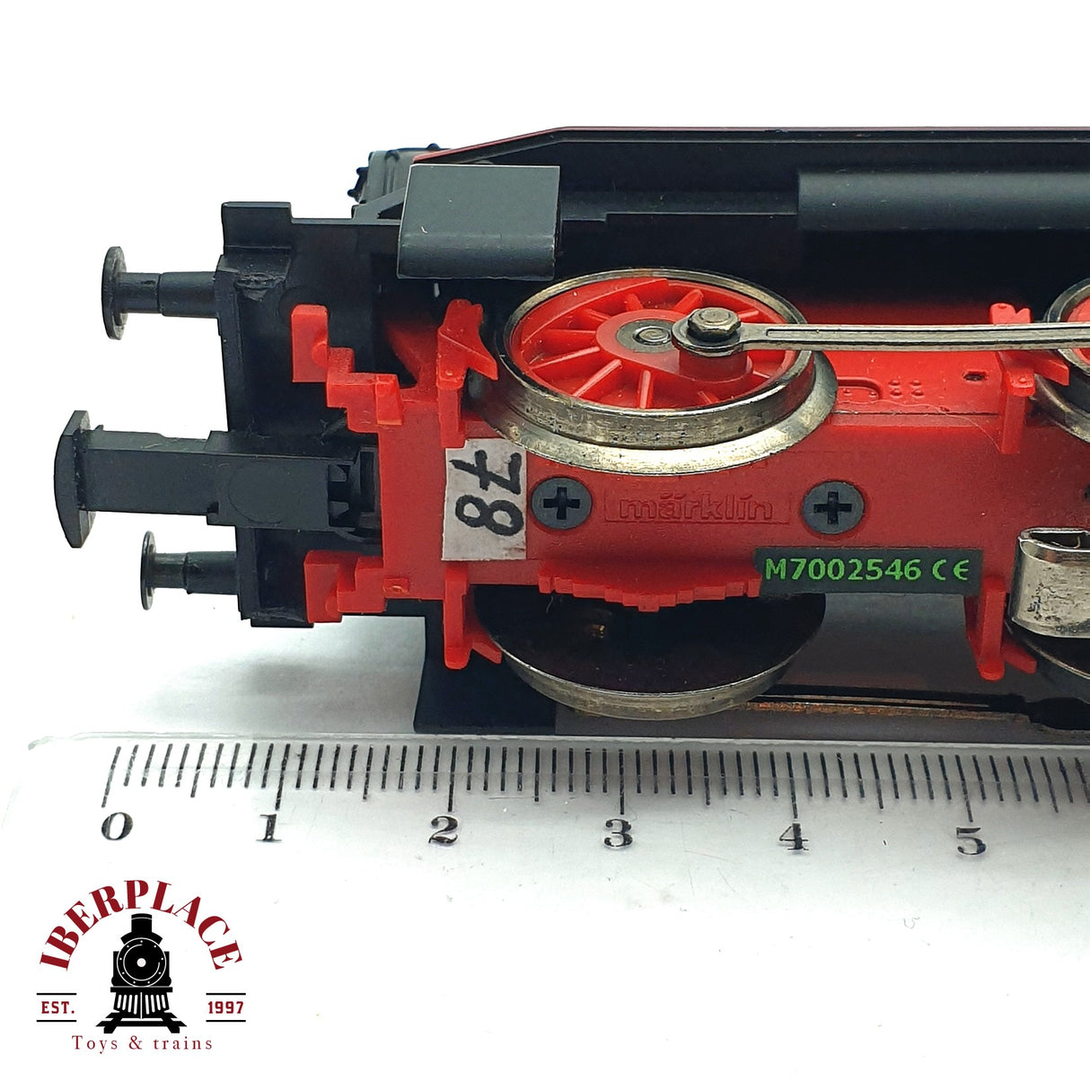 ♻️ 2da mano - Märklin Locomotora sin motor con decoder DB 89 080 H0 escala 1:87 EH010