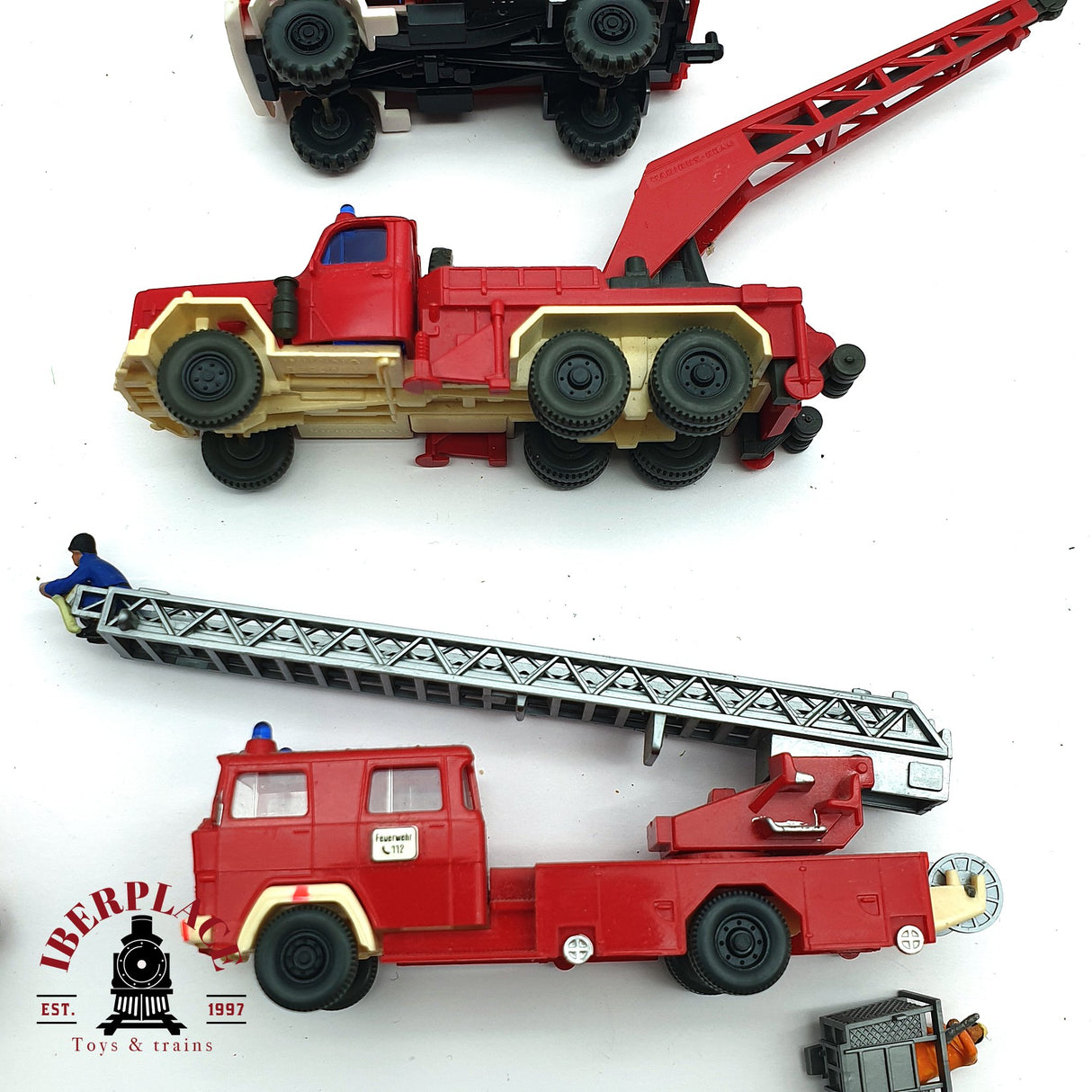 ♻️ 2da mano - Wiking Herpa coches camiones de bomberos Mercedes Magirus H0 escala 1:87 EH010
