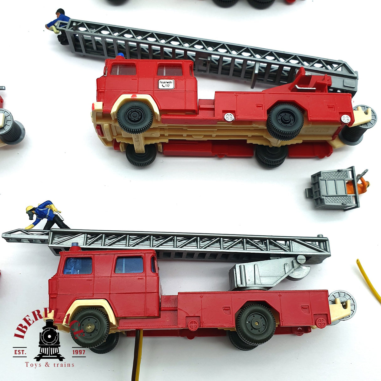♻️ 2da mano - Wiking Herpa coches camiones de bomberos Mercedes Magirus H0 escala 1:87 EH010