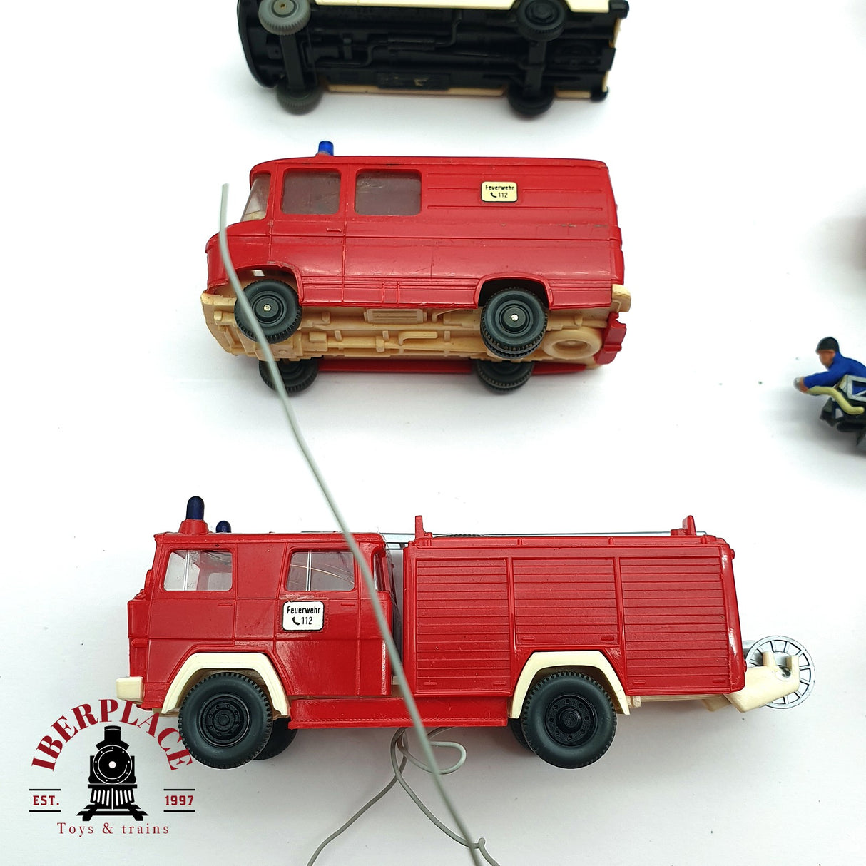 ♻️ 2da mano - Wiking Herpa coches camiones de bomberos Mercedes Magirus H0 escala 1:87 EH010