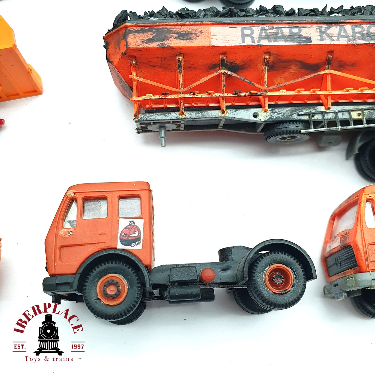 ♻️ 2da mano - Wiking torre grua camiones Magirus Mercedes MB H0 escala 1:87 EH010