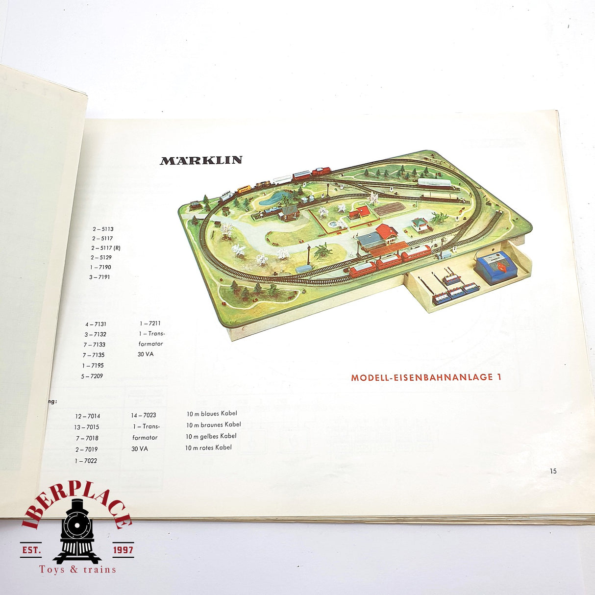 ♻️ 2da mano - Märklin 0350 libro plano de vías del año 1969 H0 escala 1:87 EH010