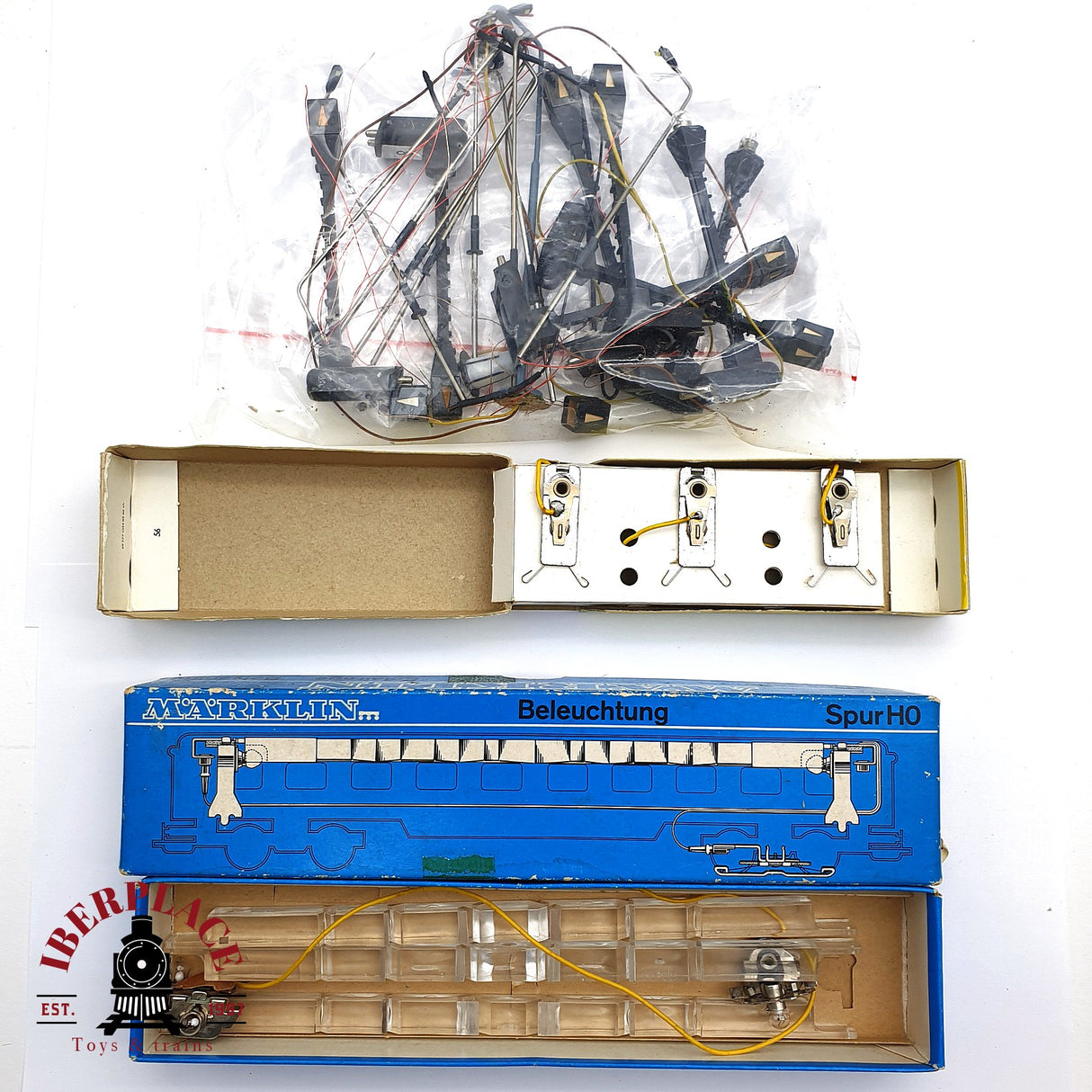 ♻️ 2da mano - Märklin iluminacion interior, señales y farolas H0 escala 1:87 EH010