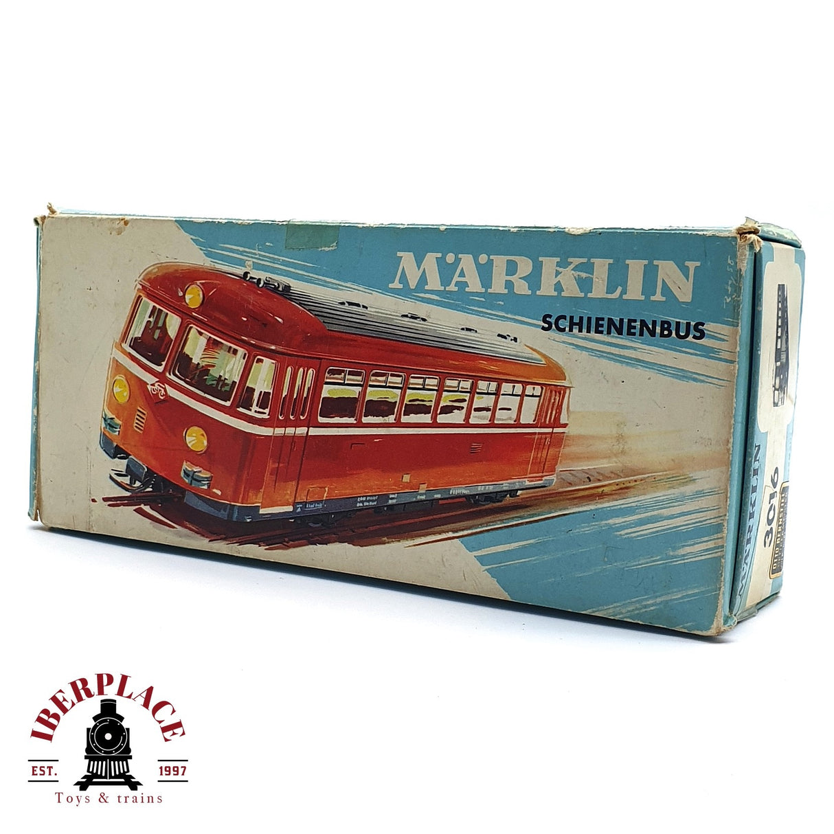 ♻️ 2da mano - Märklin 3016 caja vacía de ferrobús H0 escala 1:87 EH010