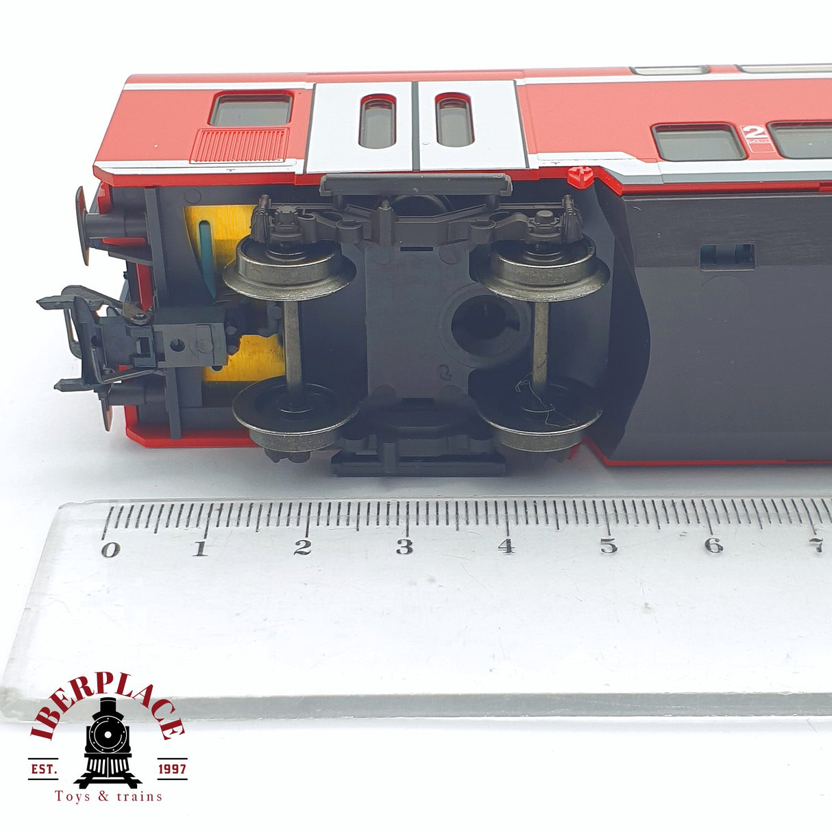 ♻️ 2 mano - Märklin 43584 vagon pasajeros de doble piso RE Kassel HBF H0 escala 1:87 TEN03