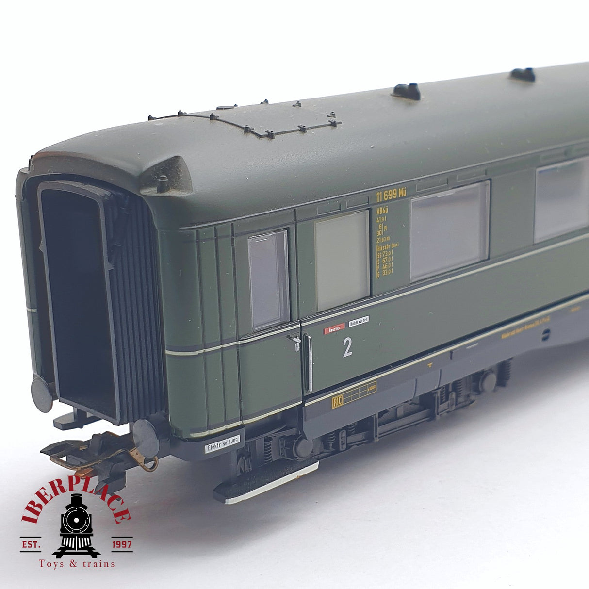 ♻️ 2 mano - Märklin 43201 vagón pasajeros DR 11 699 H0 escala 1:87 TEN03