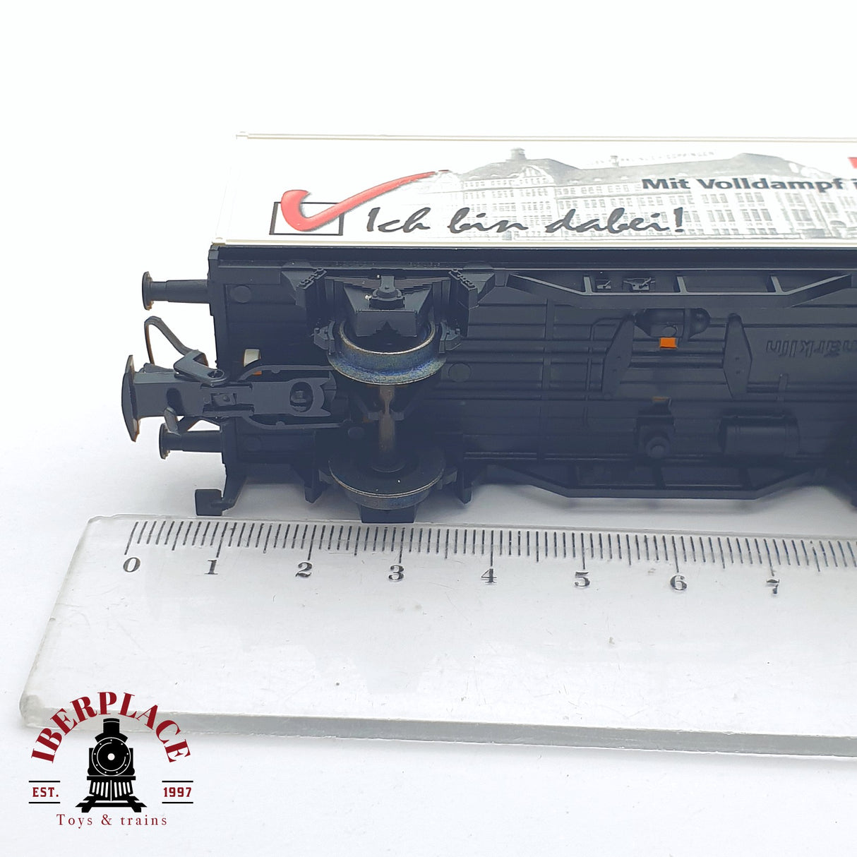 ♻️ 2 mano - Märklin 44150 vagón contenedor publicidad H0 escala 1:87 TEN03
