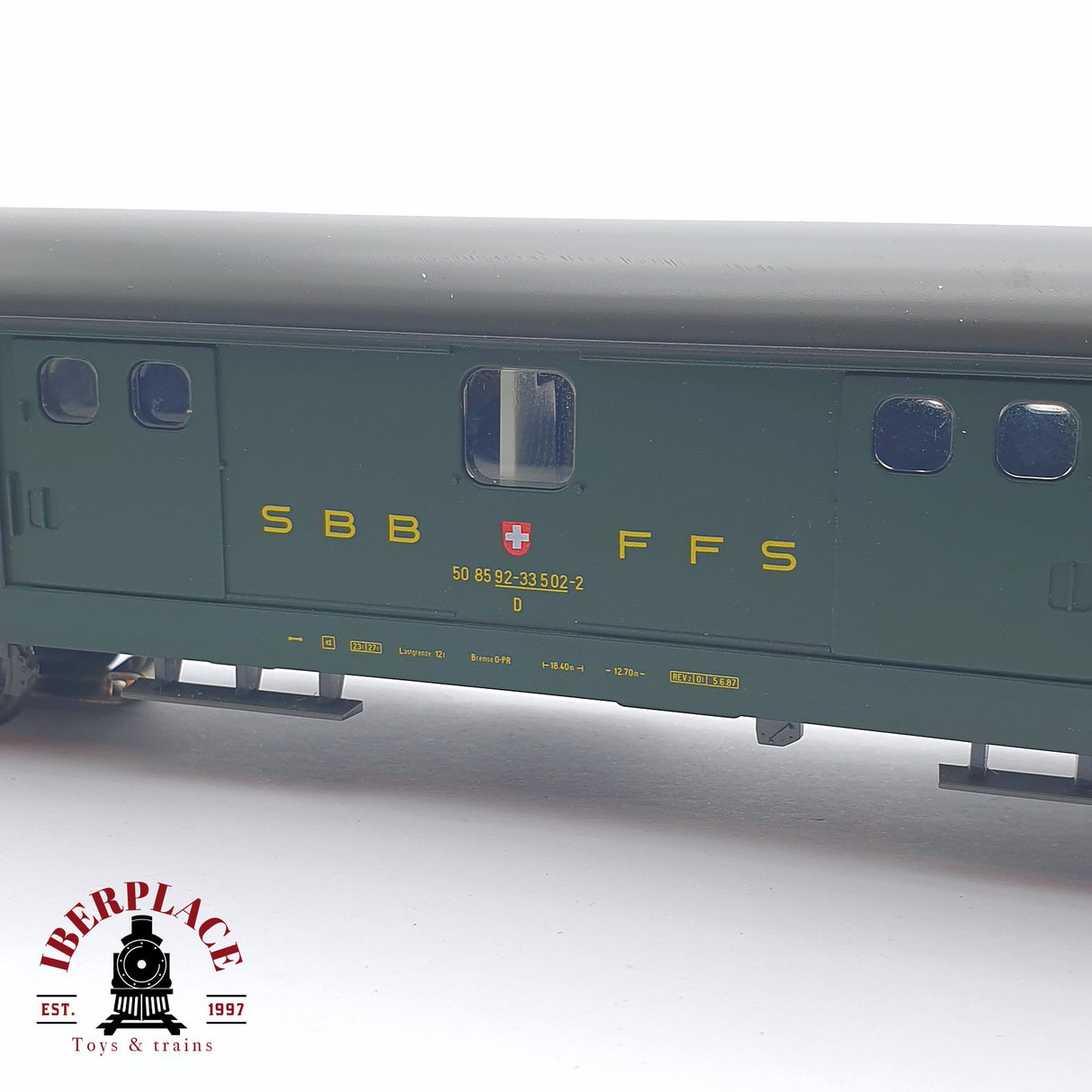 ♻️ 2 mano - Märklin 43401 vagón equipajes SBB CFF H0 escala 1:87 TEN03