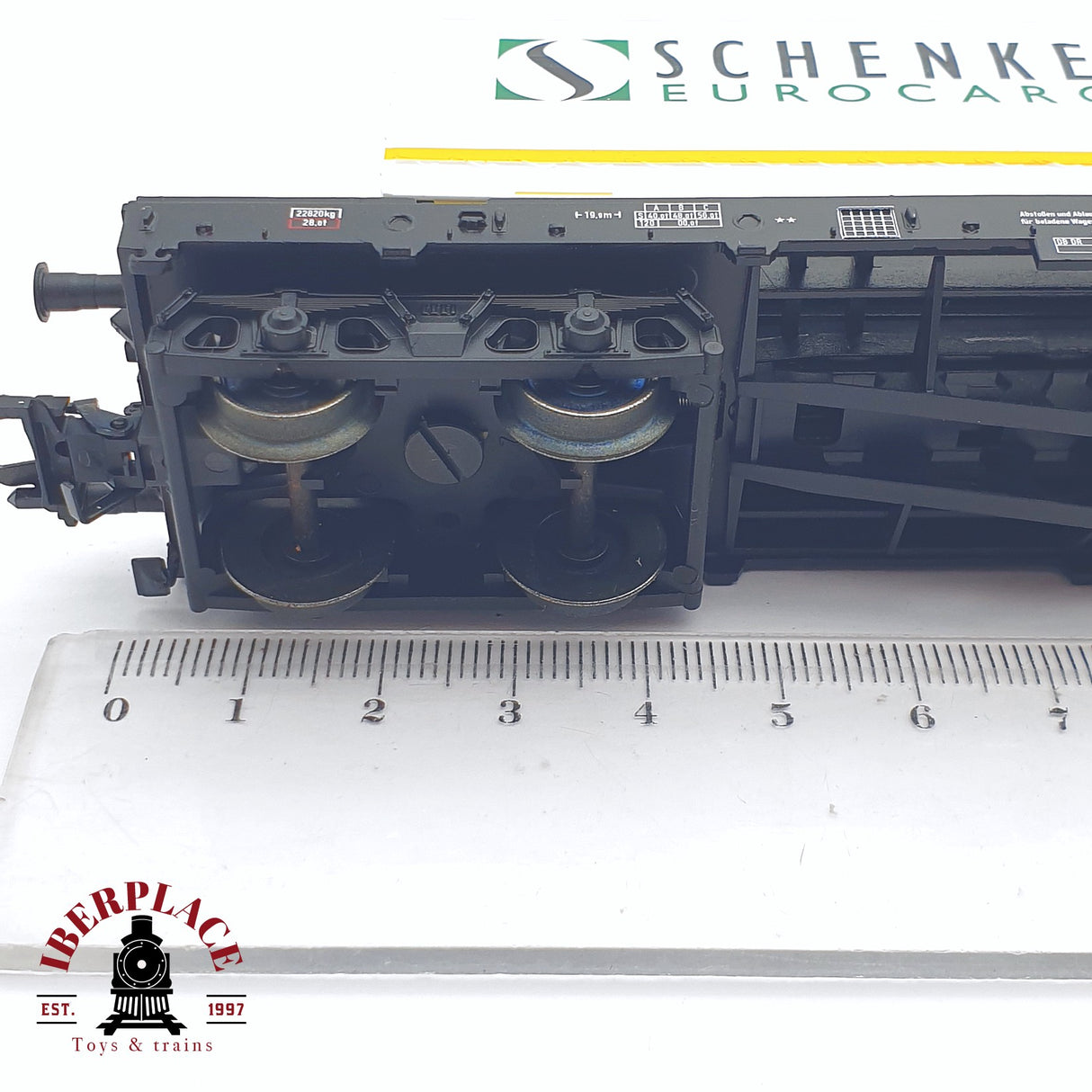 ♻️ 2 mano - Märklin 47041 plataforma con contenedores Eurocargo DB H0 escala 1:87 TEN03