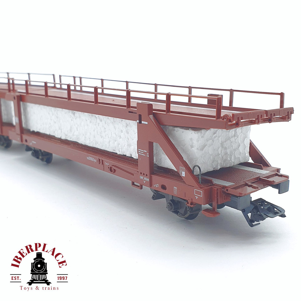♻️ 2 mano - Märklin 4712 vagón portacoches DB H0 escala 1:87 TEN03
