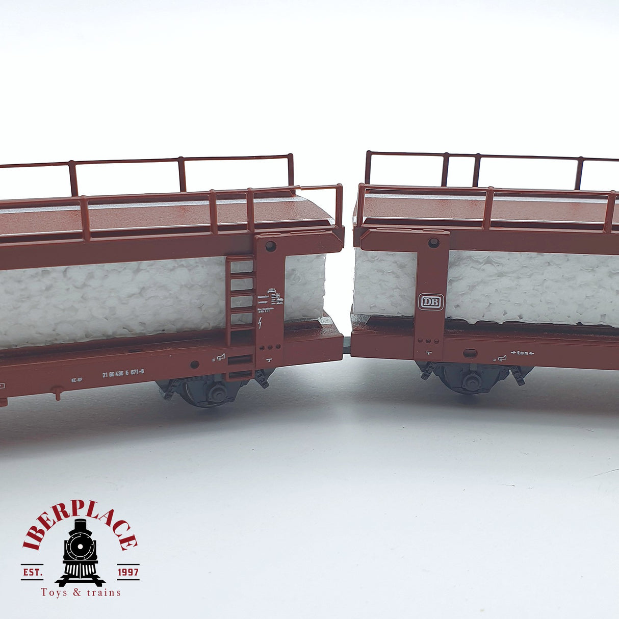 ♻️ 2 mano - Märklin 4712 vagón portacoches DB H0 escala 1:87 TEN03