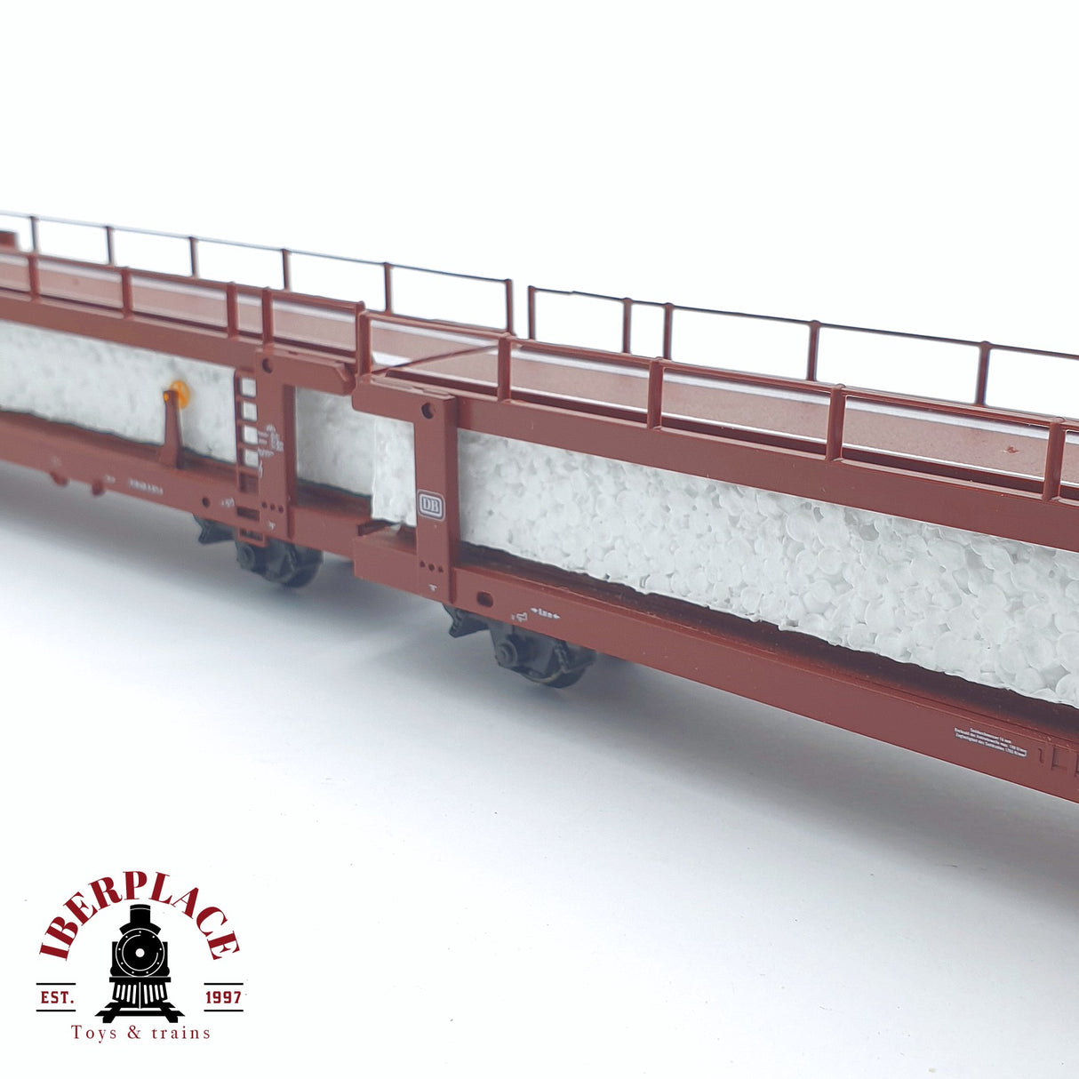 ♻️ 2 mano - Märklin 4712 vagón portacoches DB H0 escala 1:87 TEN03