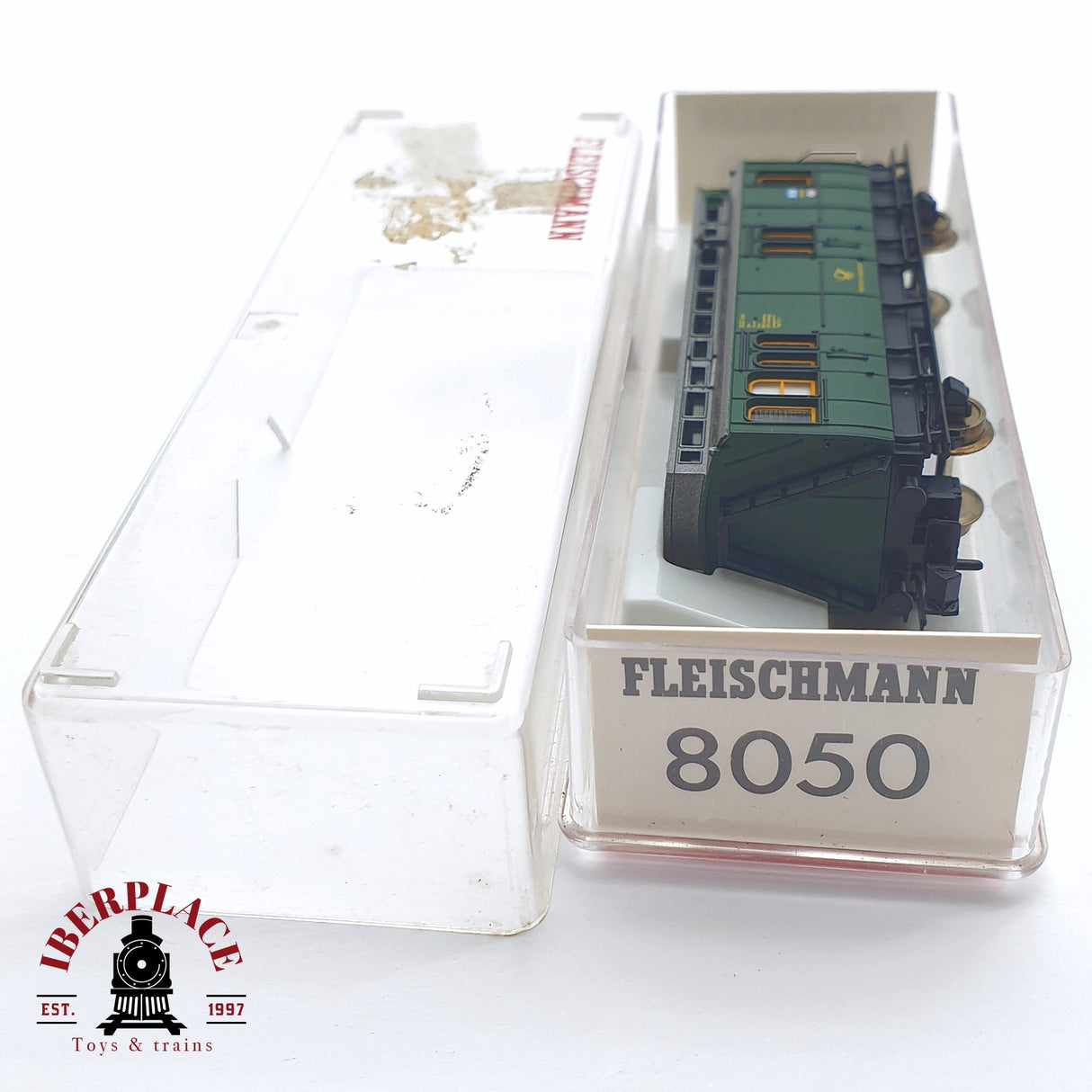♻️ 2 mano - Fleischmann 8050 vagón Correos DB N escala 1:160 TEN03
