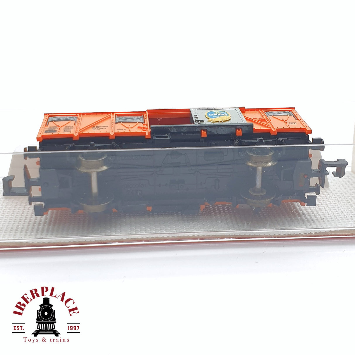 ♻️ 2 mano - Fleischmann 8331 vagón Chiquita Europ DB N escala 1:160 TEN03