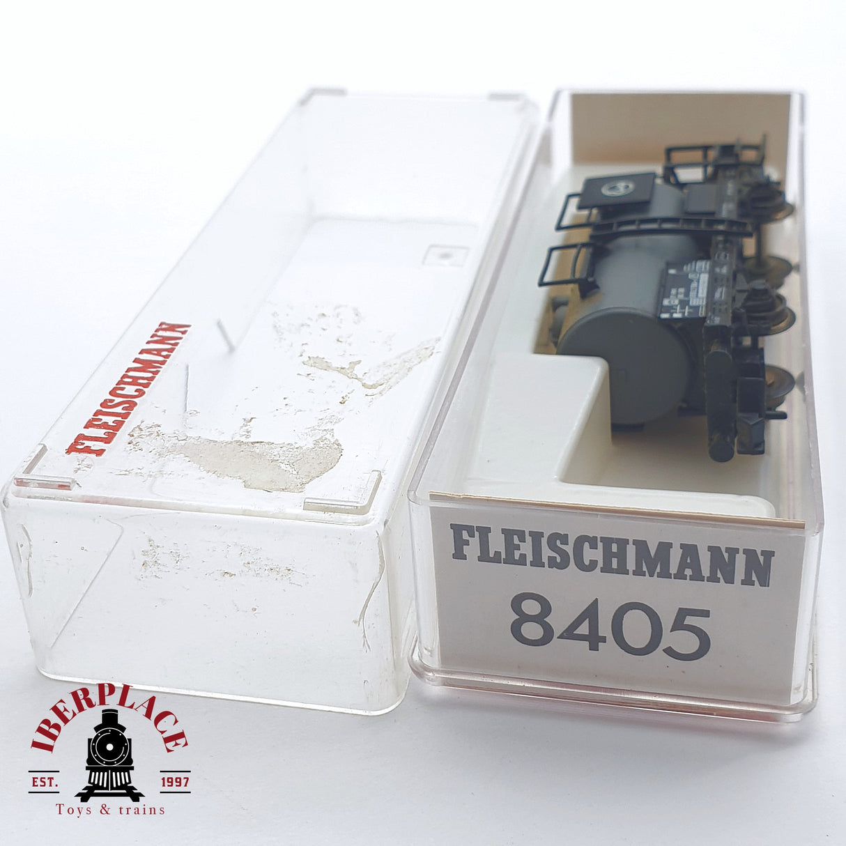 ♻️ 2 mano - Fleischmann 8405 vagón cisterna EVA DB N escala 1:160 TEN03