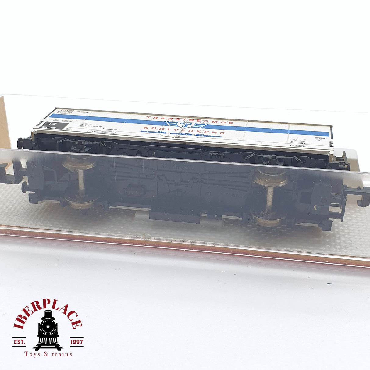 ♻️ 2 mano - Fleischmann 8320 vagón cerrado Transthermos DB N escala 1:160 TEN03