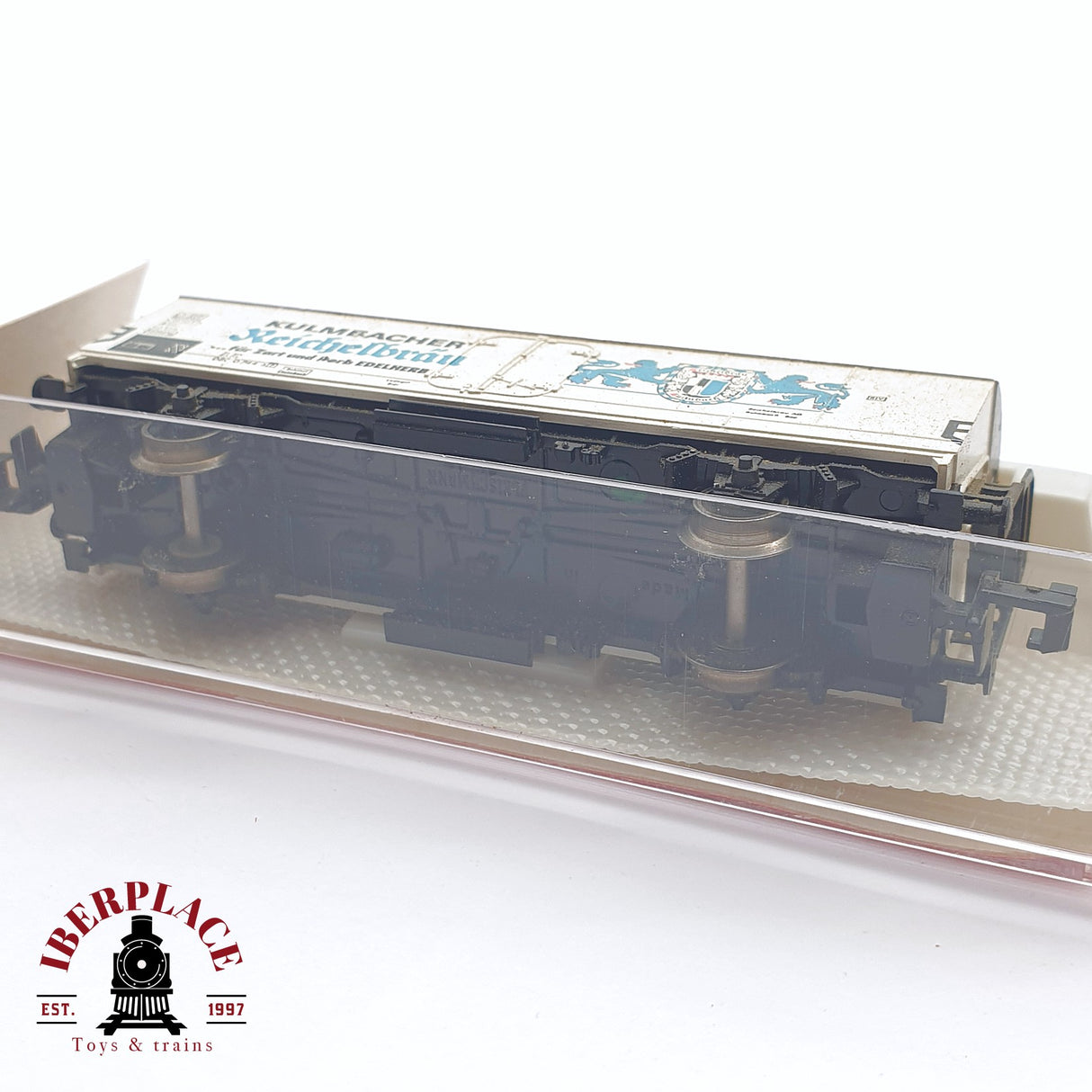 ♻️ 2 mano - Fleischmann 8326 vagón cervecero Kulmbacher N escala 1:160 TEN03