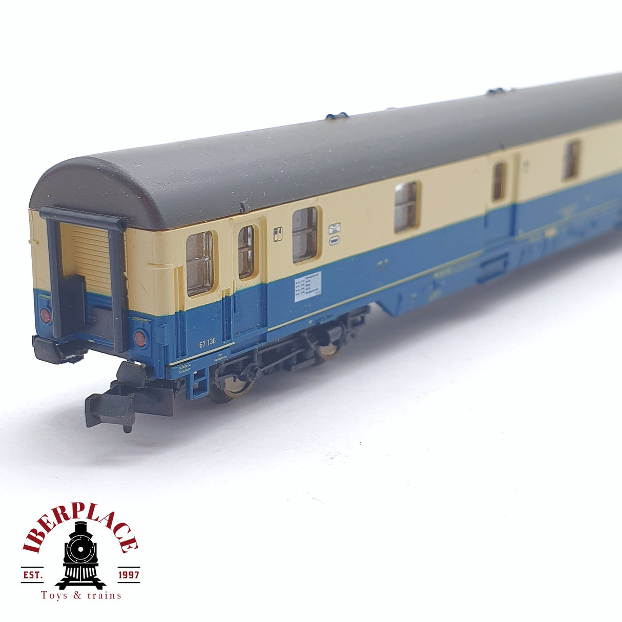 ♻️ 2 mano - Arnold 3245 vagon correos DBP N escala 1:160 TEN04